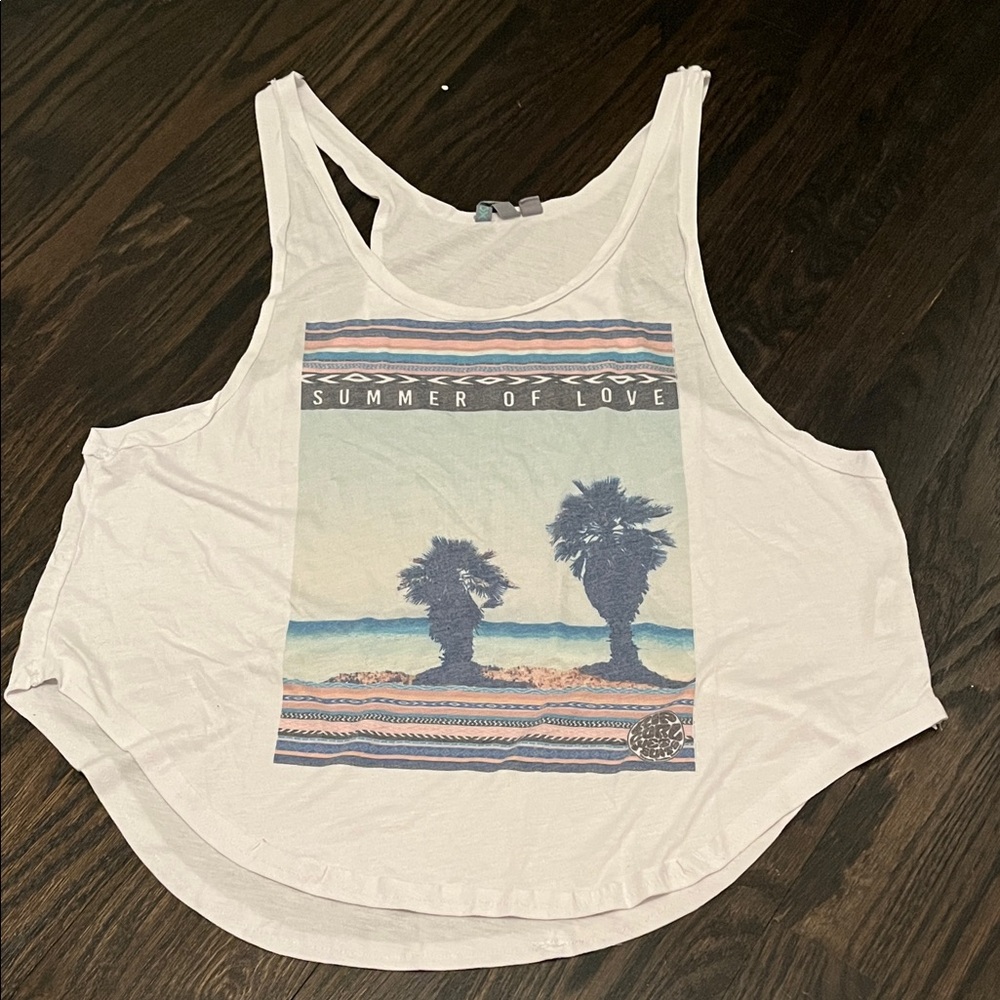 Rip Curl tank “summer of love “ size medium surf tank